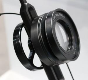 Dual lens holder, fits perfectly inside the new arm system and allows stowing both macro and wide angle wet lens.