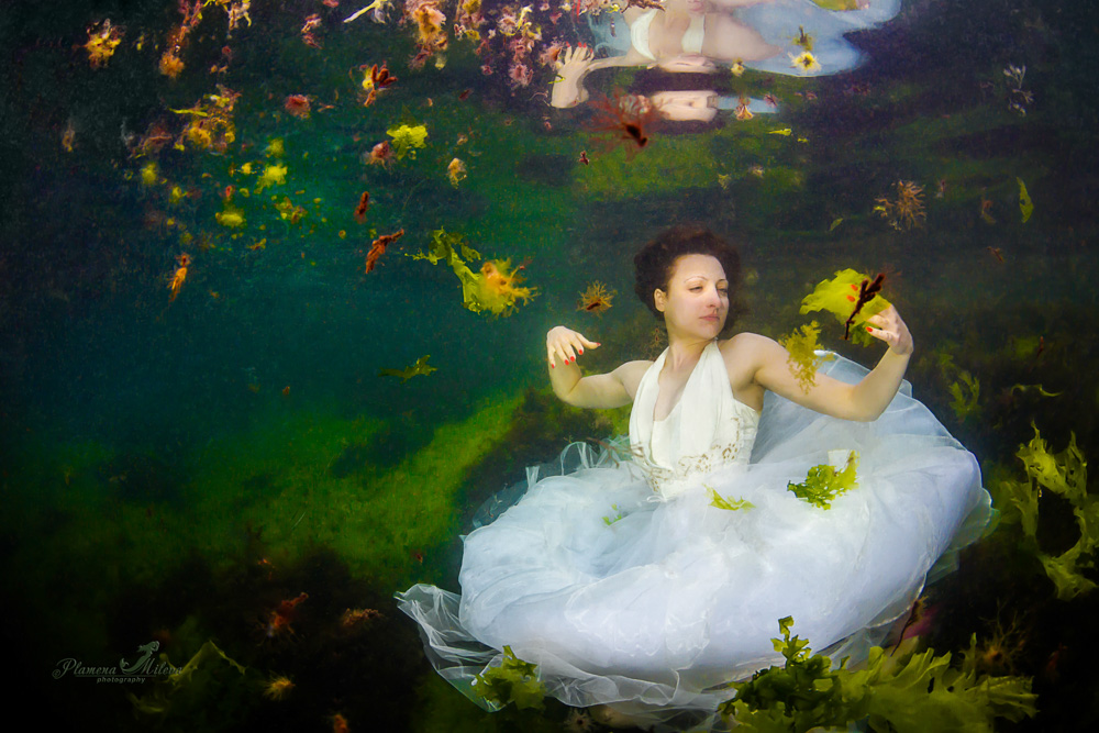 © Plamena Mileva | Jasmine in the underwater garden This one was taken in the Black Sea, again in my favourite place Korabite (vessels) This year, the sea was not calm once. The water in the beautiful cove seemed to be a swamp. The preparation of the world championship in Eilat has begun and I have to test some parts of the styling that I had prepared. I was very happy with the results, it seemed like my underwater camera could see through all the dirt. 