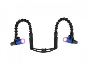 Dual Fantasea Action 700 - Mounted on a BTS Boomerang Tray & Flex Arms Light Set
